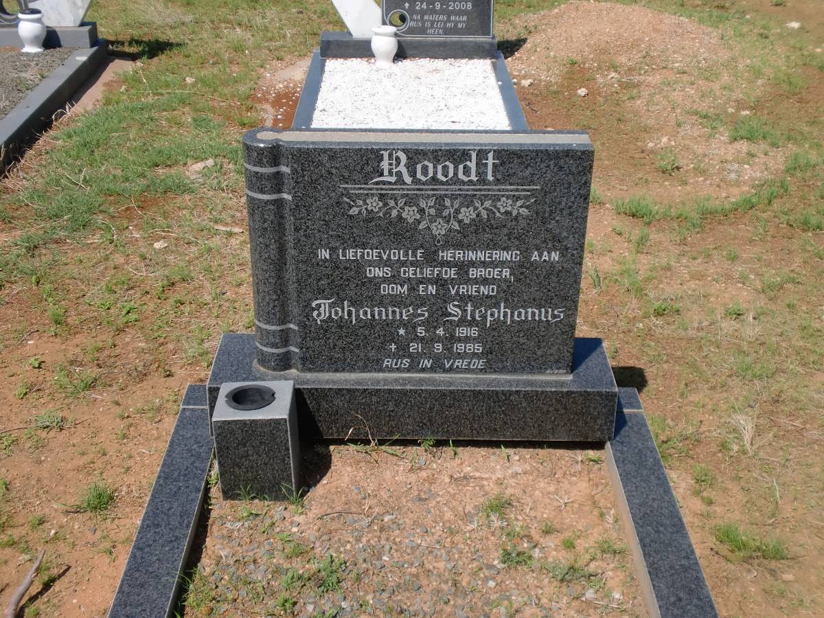 ROODT Johannes Stephanus 1916-1985