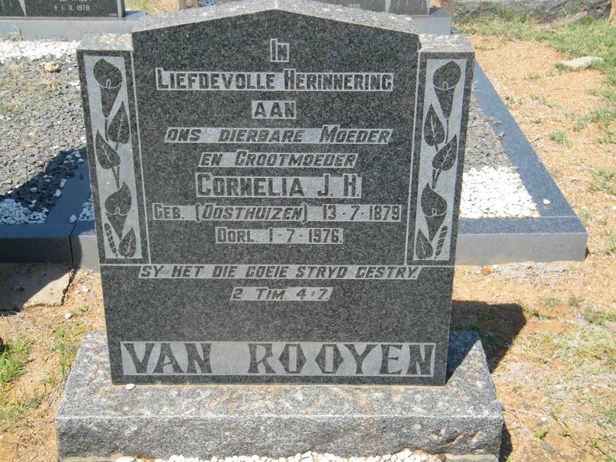 ROOYEN Cornelia J.H., van nee OOSTHUIZEN 1879-1976