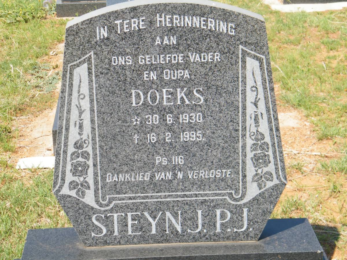 STEYN J.P.J. 1930-1995