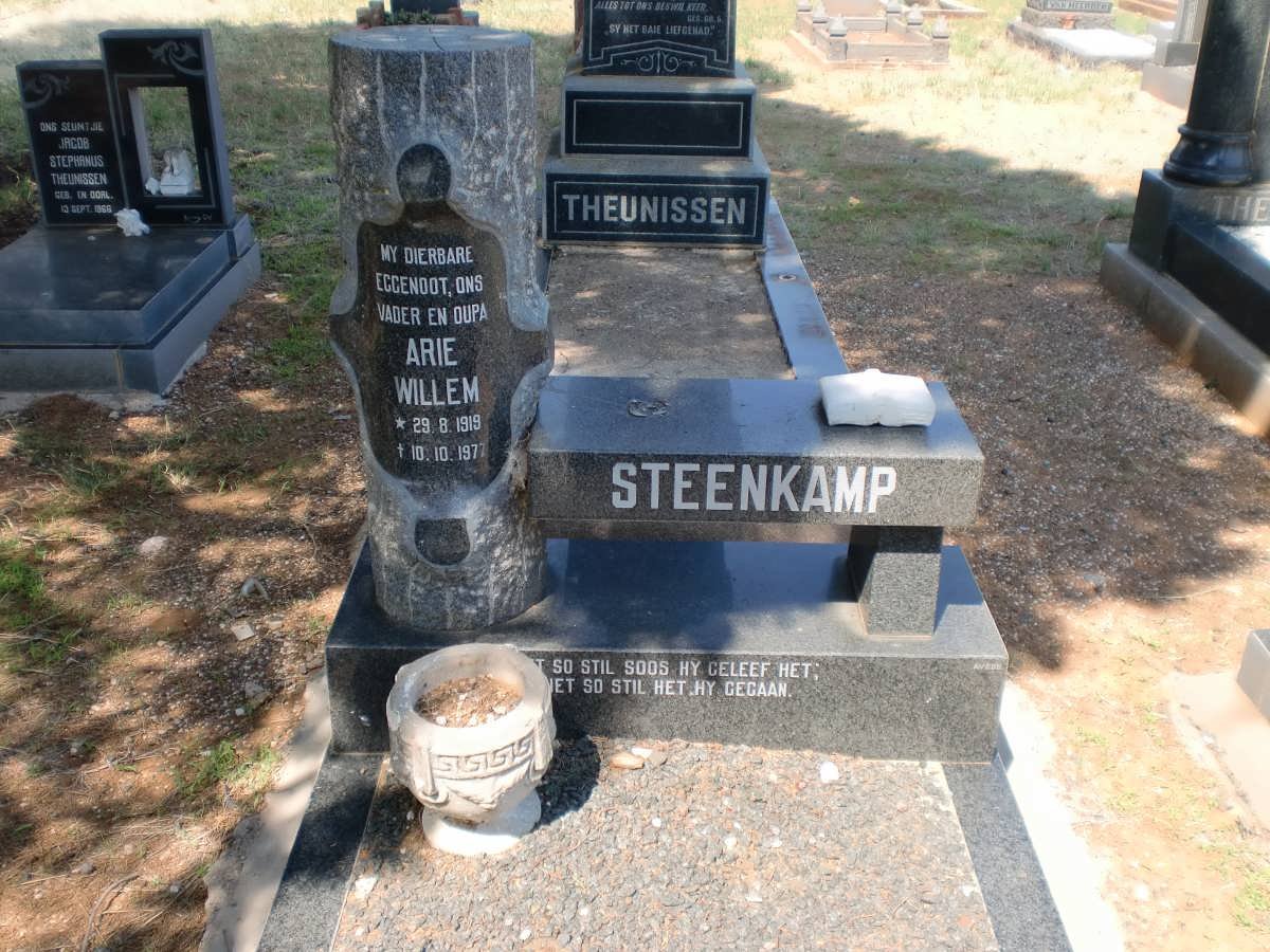 STEENKAMP Arie Willem 1919-1972