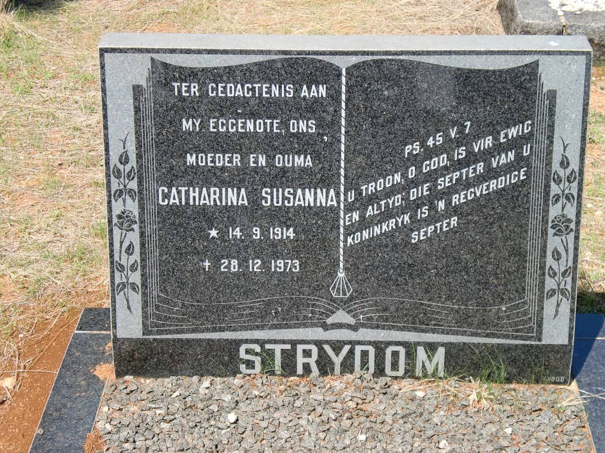 STRYDOM Catharina Susanna 1914-1973
