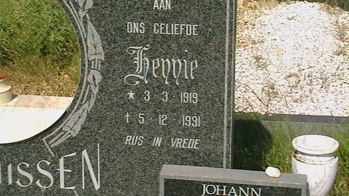 THEUNISSEN Hennie 1919-1991