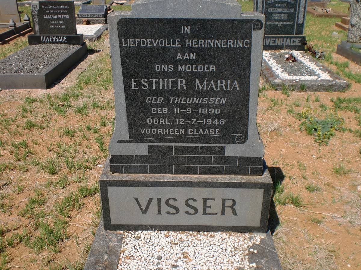 VISSER Ester Maria nee THEUNISSEN 1890-1948