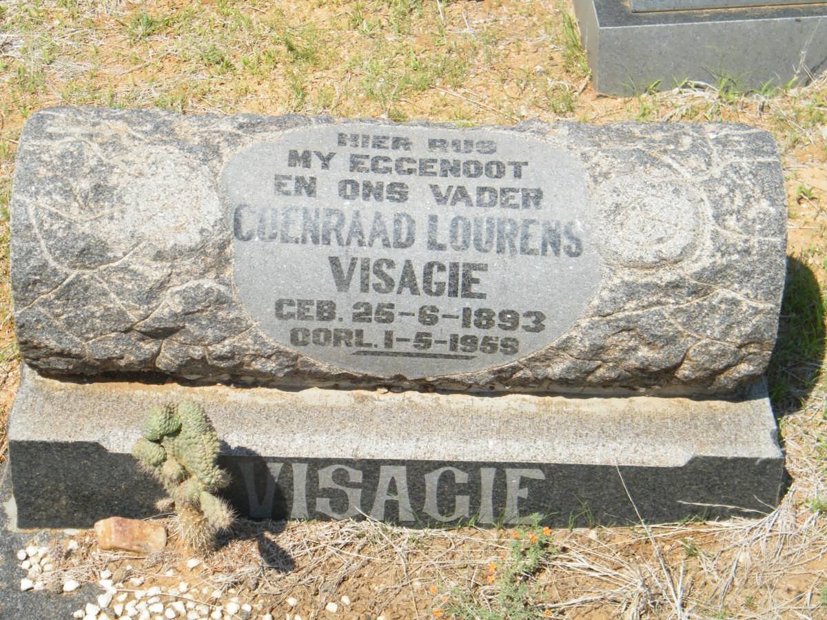 VISAGIE Coenraad Lourens 1893-1959