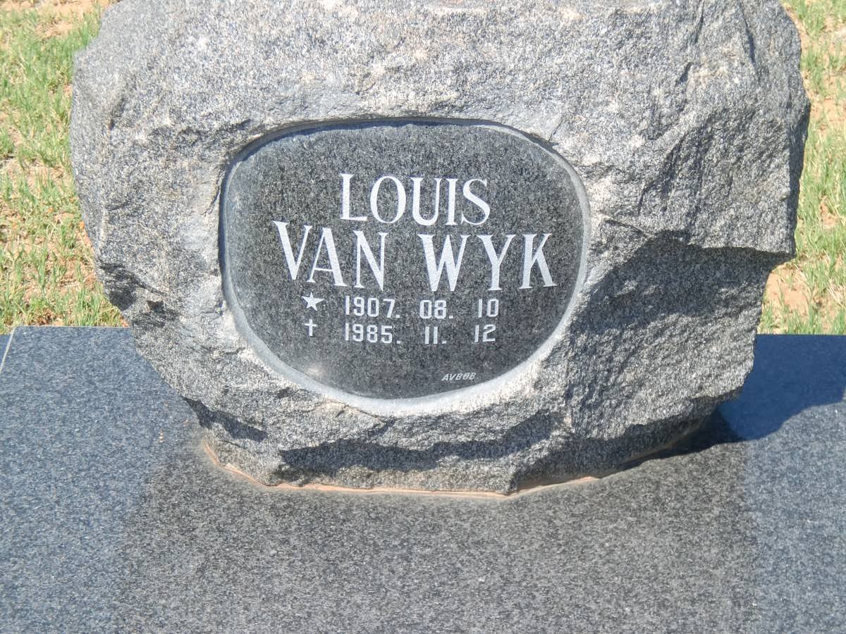 WYK Louis, van 1907-1985