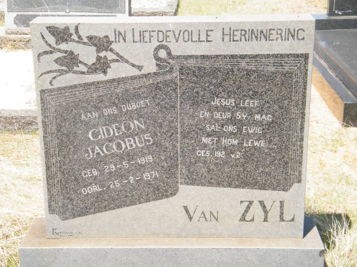 ZYL Gideon Jacobus, van 1919-1971