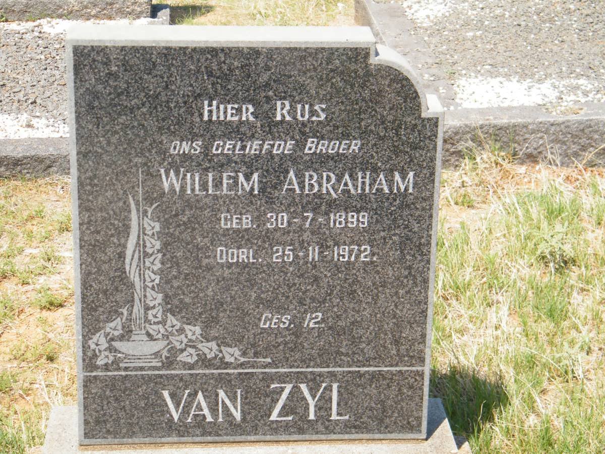 ZYL Willem Abraham, van 1899-1972