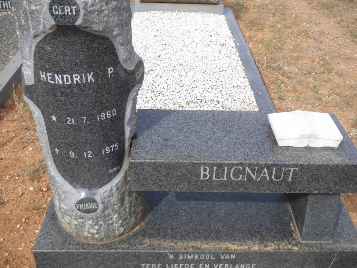 BLIGNAUT Hendrik P. 1960-1975