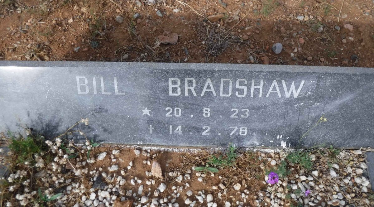 BRADSHAW Bill 1923-1978