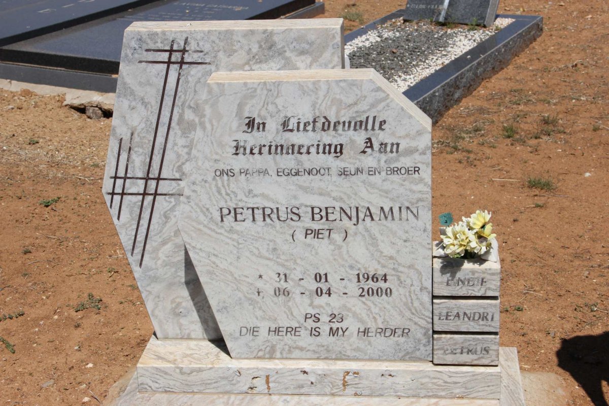 BESTER Petrus Benjamin 1964-2000