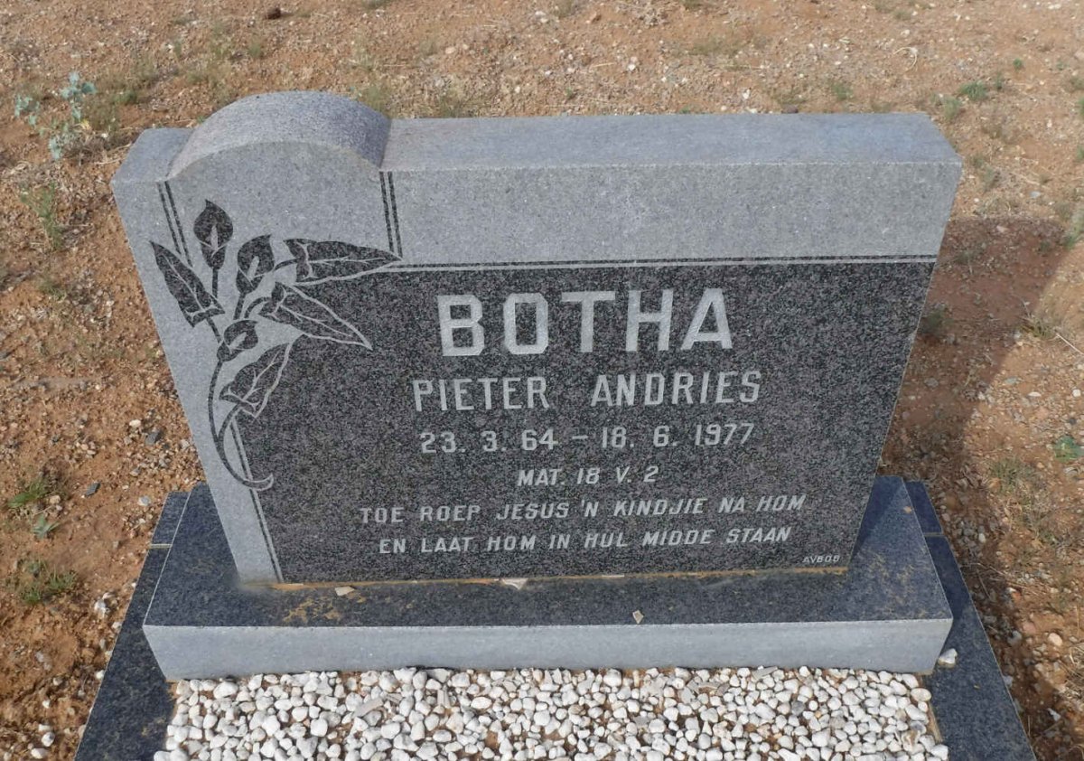 BOTHA Pieter Andries 1964-1977