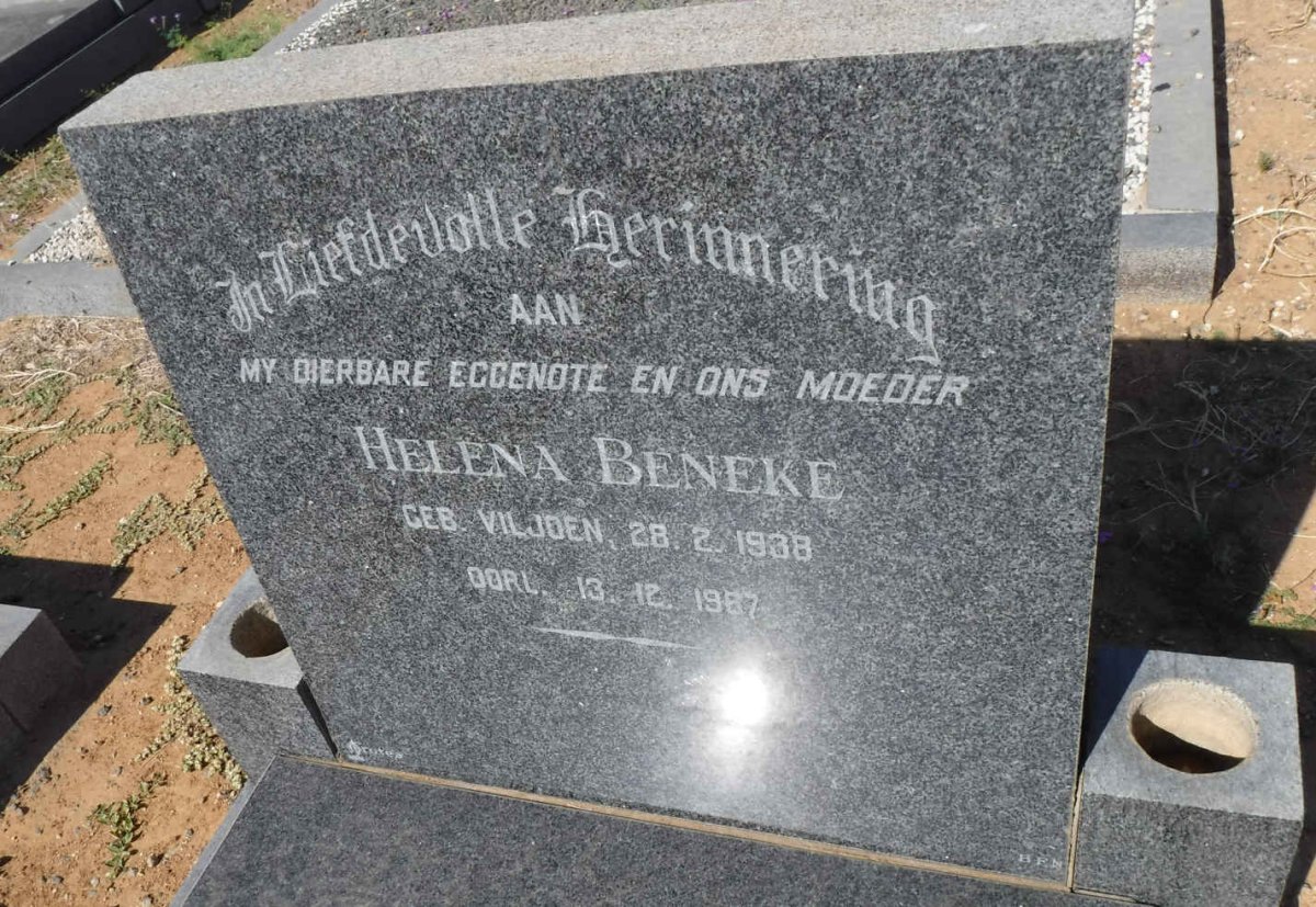 BENEKE Helena nee VILJOEN 1938-1967