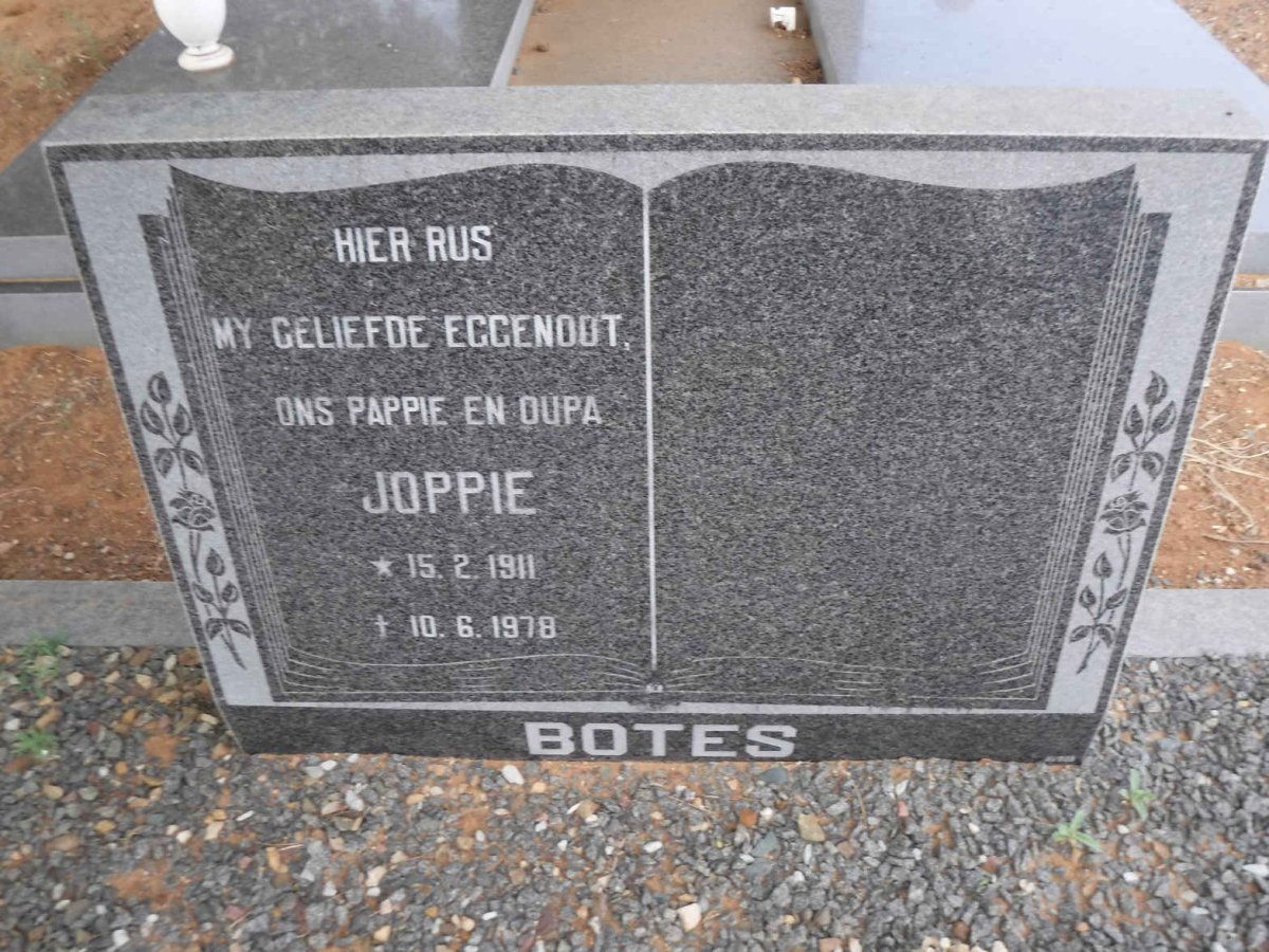 BOTES Joppie 1911-1978
