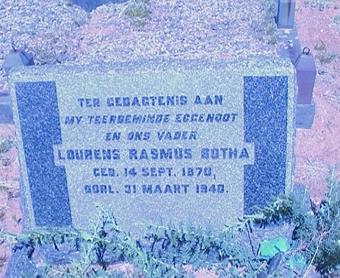 BOTHA Lourens Rasmus 1870-1940