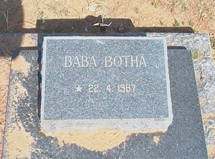 BOTHA Baba 1967-1967