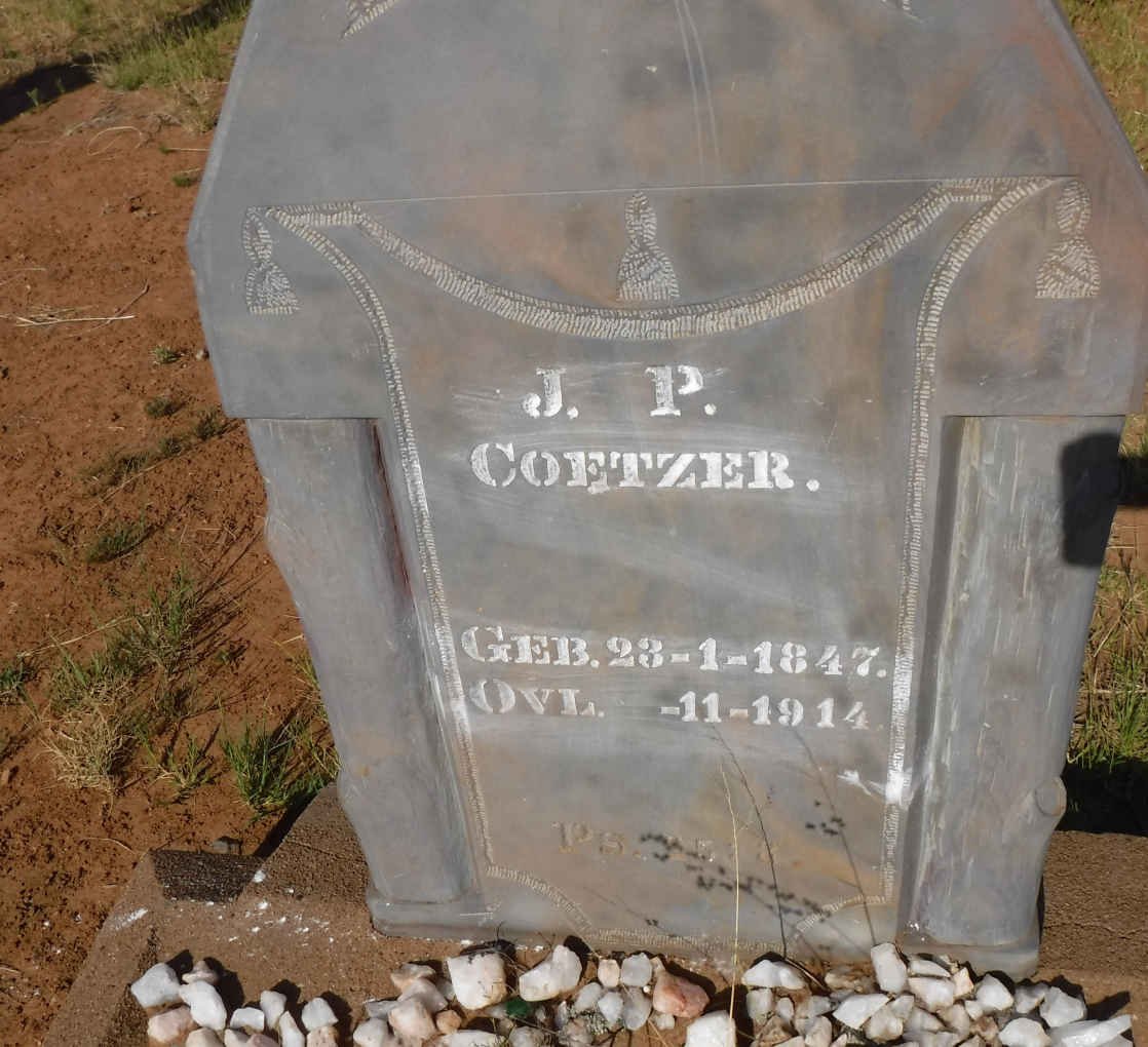 COETZER J.P. 1847-1914