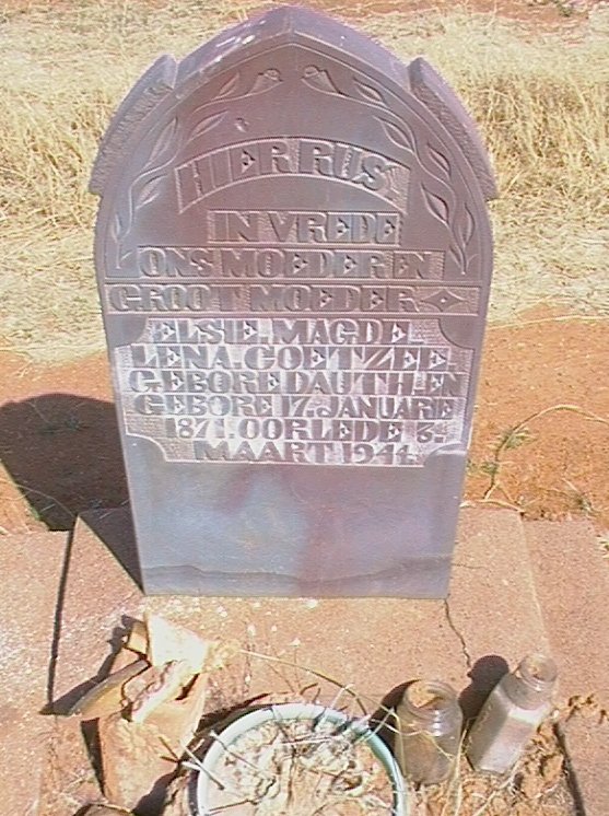 COETZEE Elsie Magdelena nee DAUTH 1871-1944