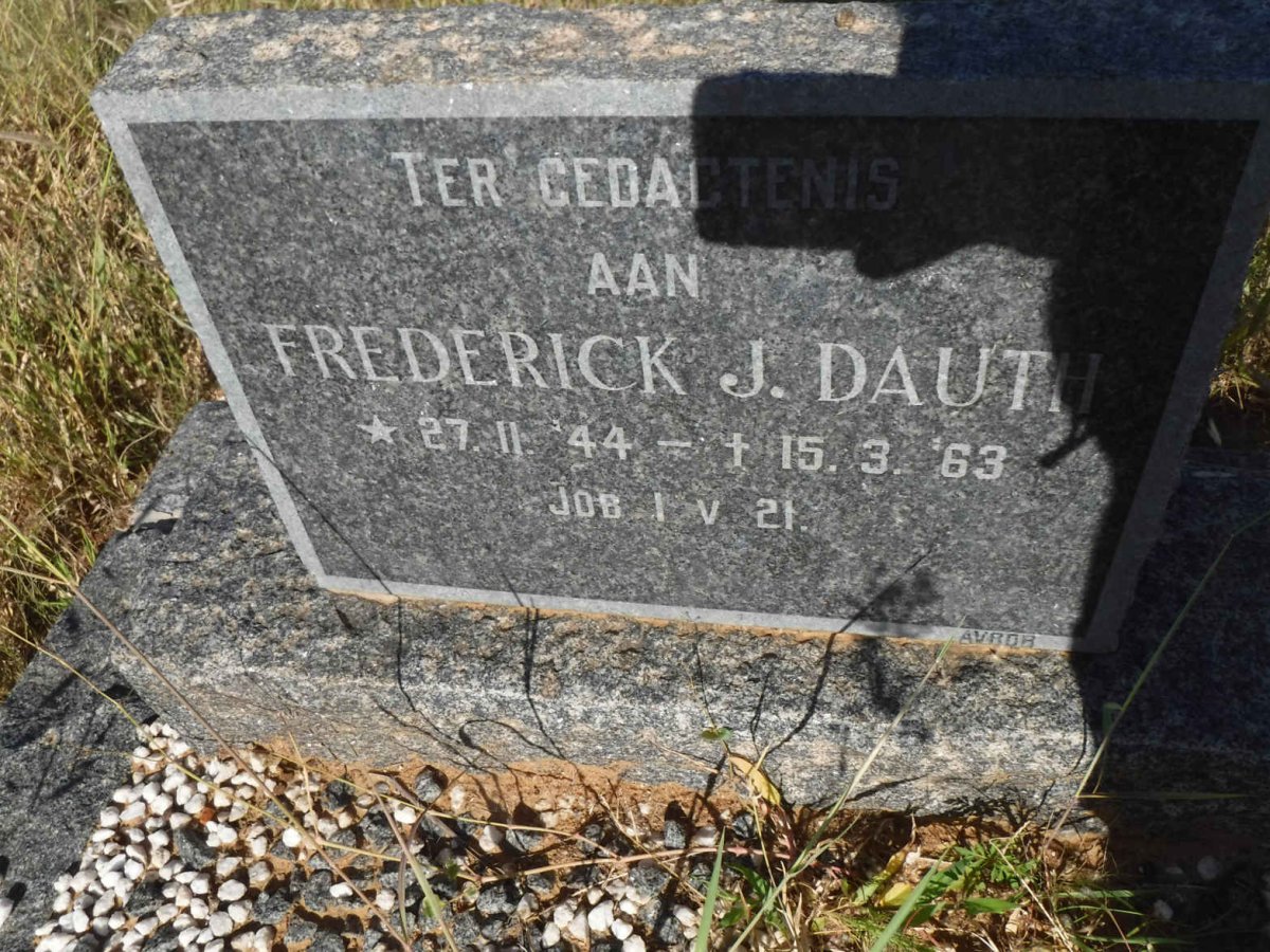 DAUTH Frederick J. 1944-1963