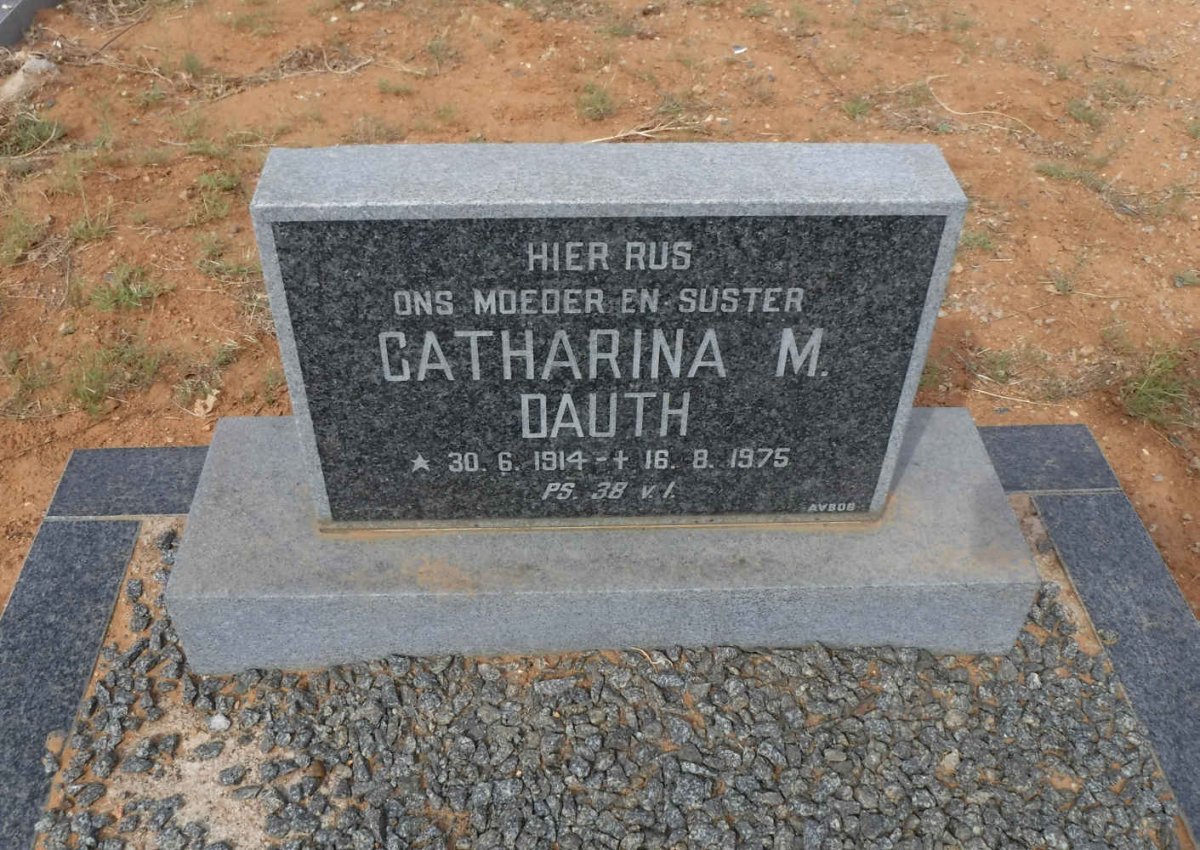 DAUTH Catharina M. 1914-1975