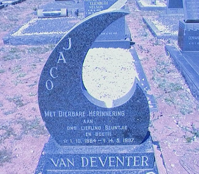 DEVENTER Jaco, van 1984-1987