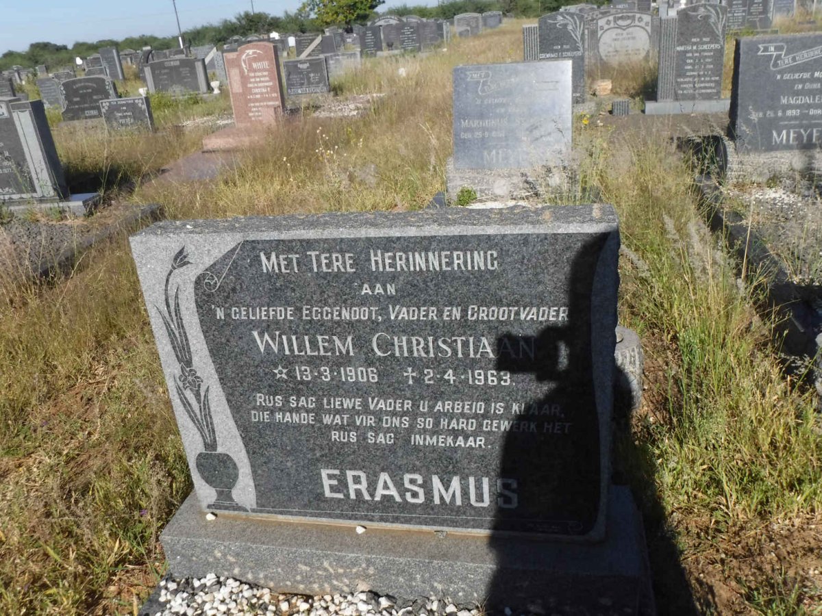 ERASMUS Willem Christiaan 1906-1963