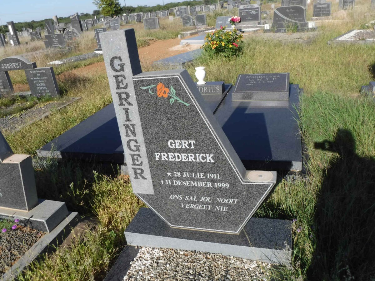 GERINGER Gert Frederick 1911-1999