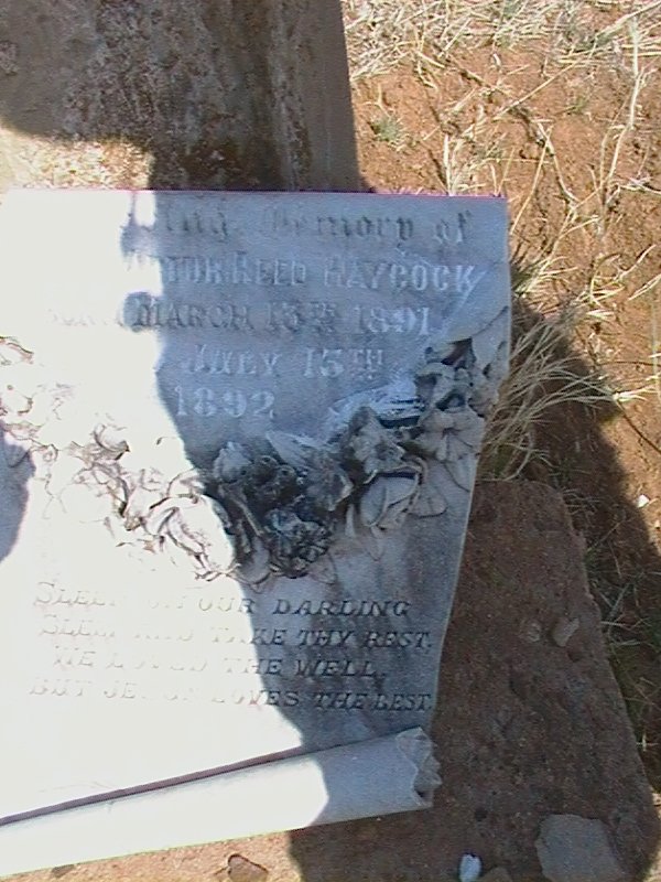 HAYCOCK Arthur Reed 1891-1892