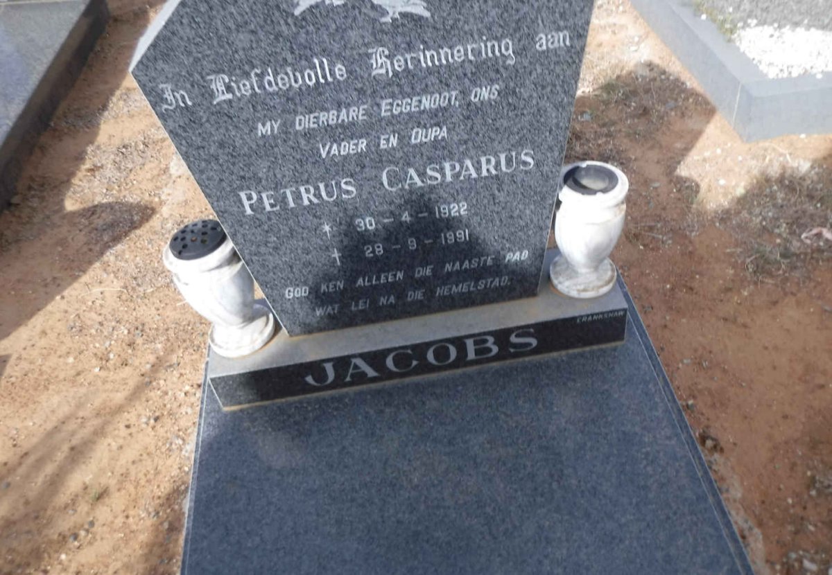 JACOBS Petrus Casparus 1922-1991