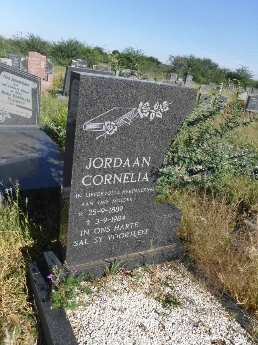 JORDAAN Cornelia 1889-1984