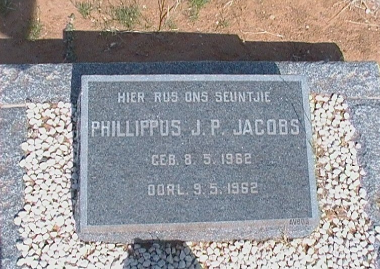 JACOBS Phillippus J.P. 1962-1962