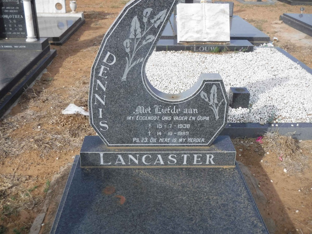 LANCASTER Dennis 1938-1989
