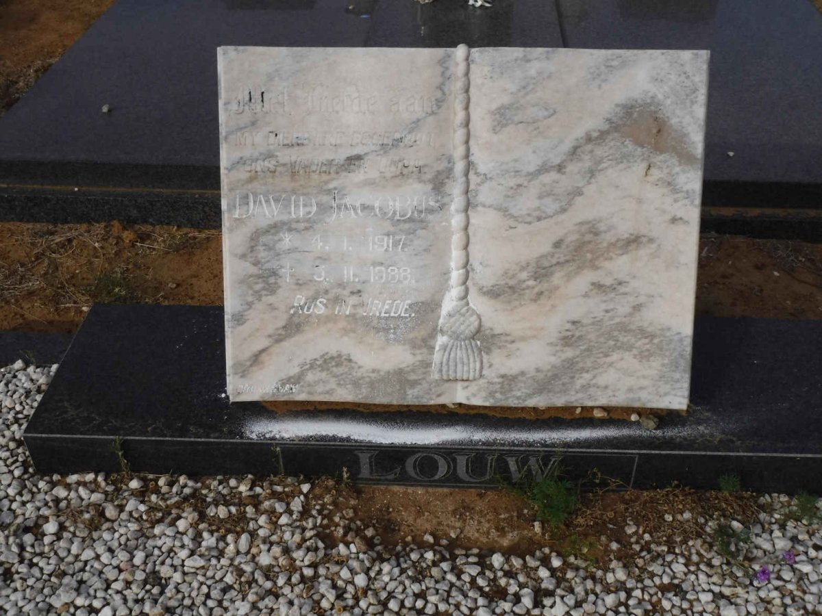 LOUW David Jacobus 1917-1988