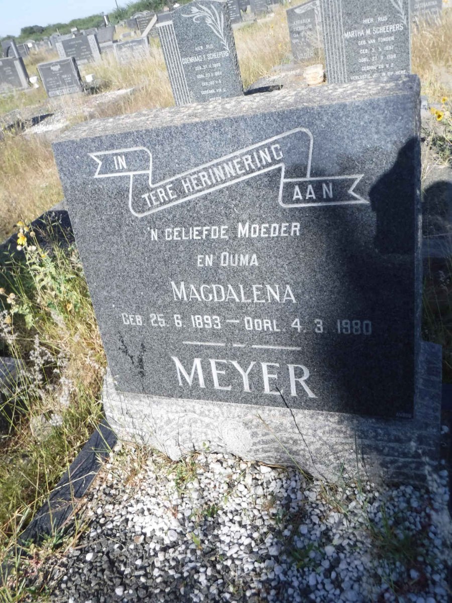 MEYER Magdalena 1893-1980