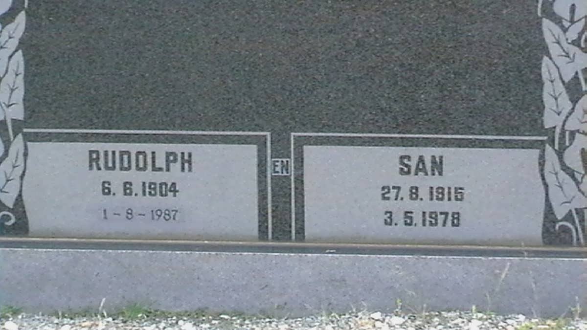 McMASTER Rudolph 1904-1987 &amp; San 1915-1978