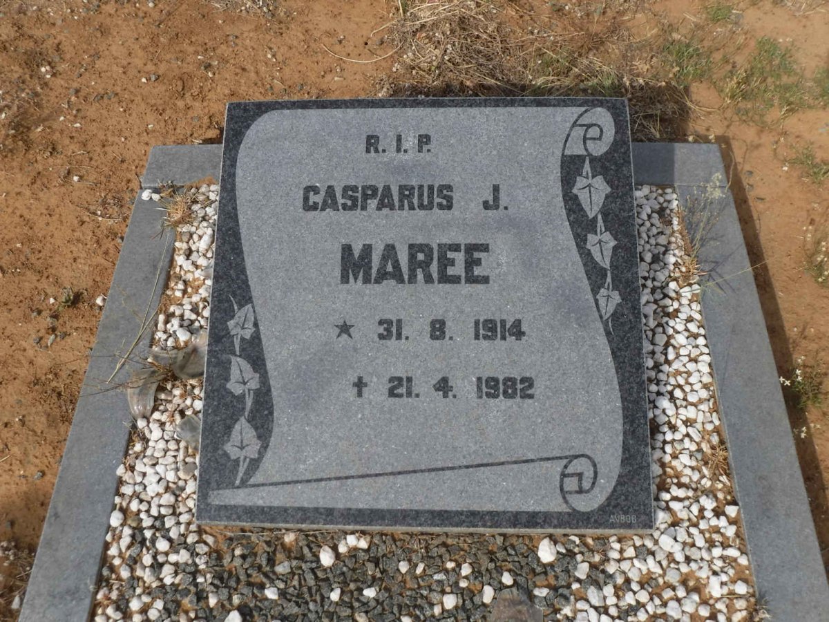 MAREE Casparus J. 1914-1982