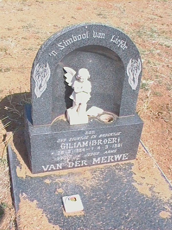 MERWE Giliam, van der 1954-1961