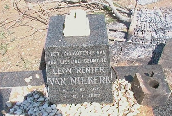 NIEKERK Leon Renier, van 1975-1987