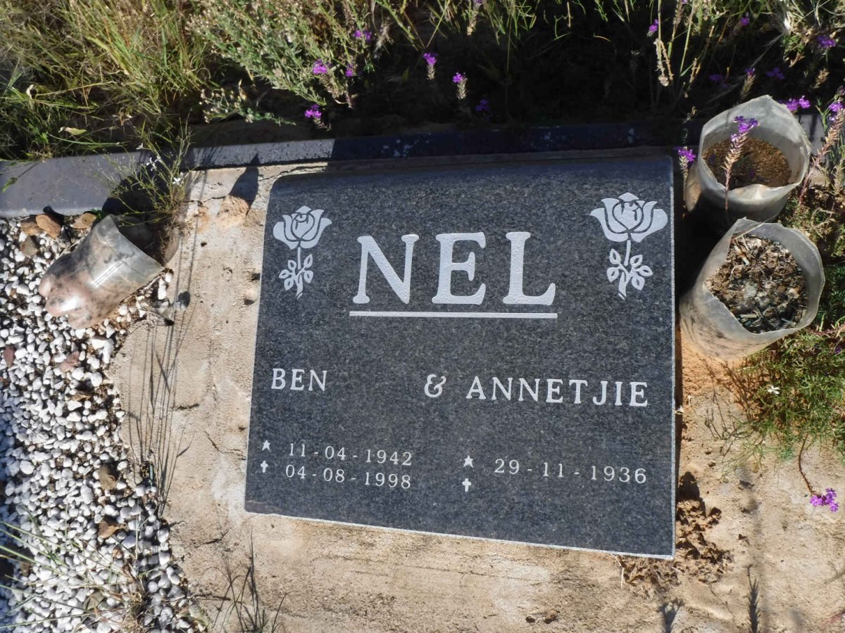 NEL Ben 1942-1998 &amp; Annetjie 1936-