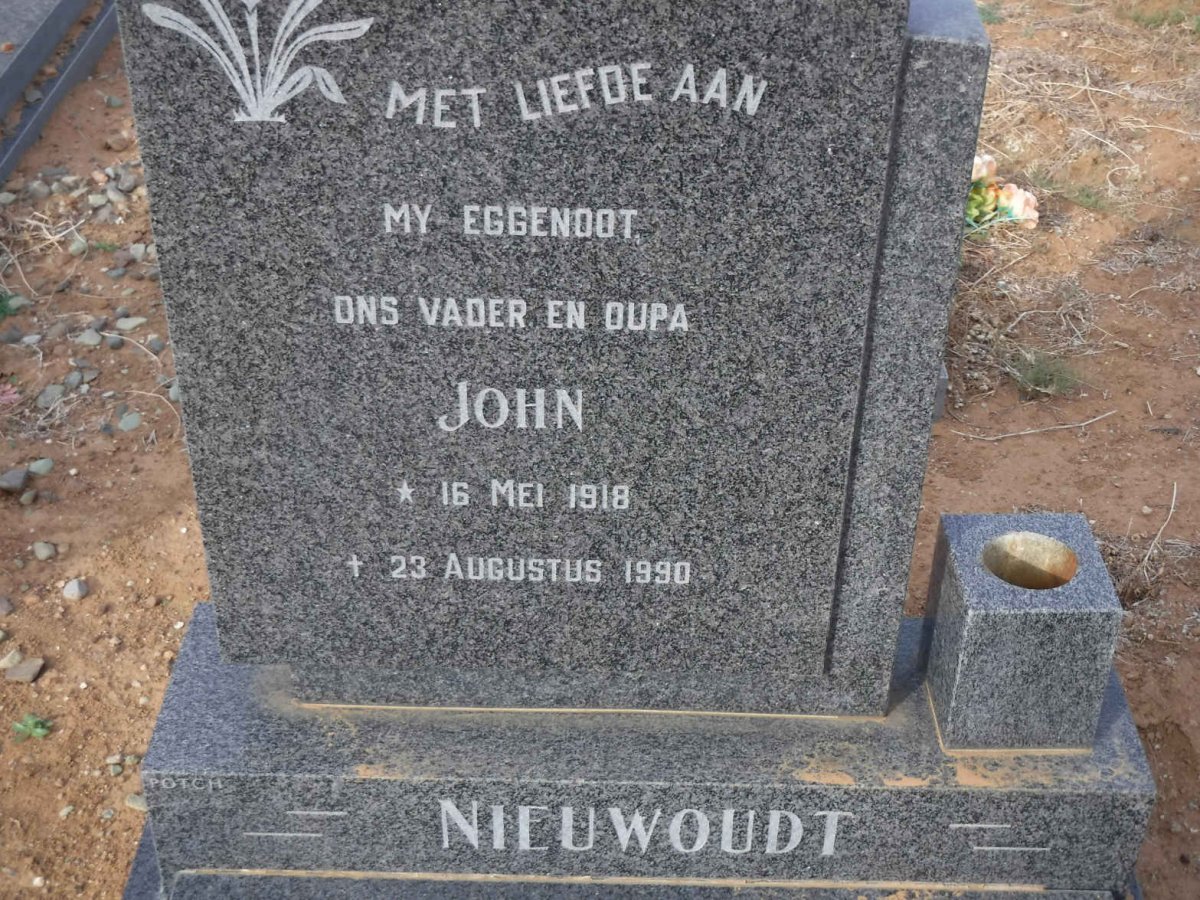 NIEUWOUDT John 1918-1990