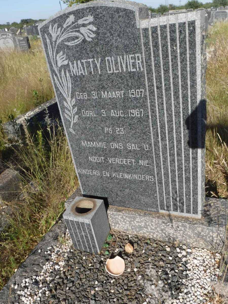 OLIVIER Matty 1907-1967