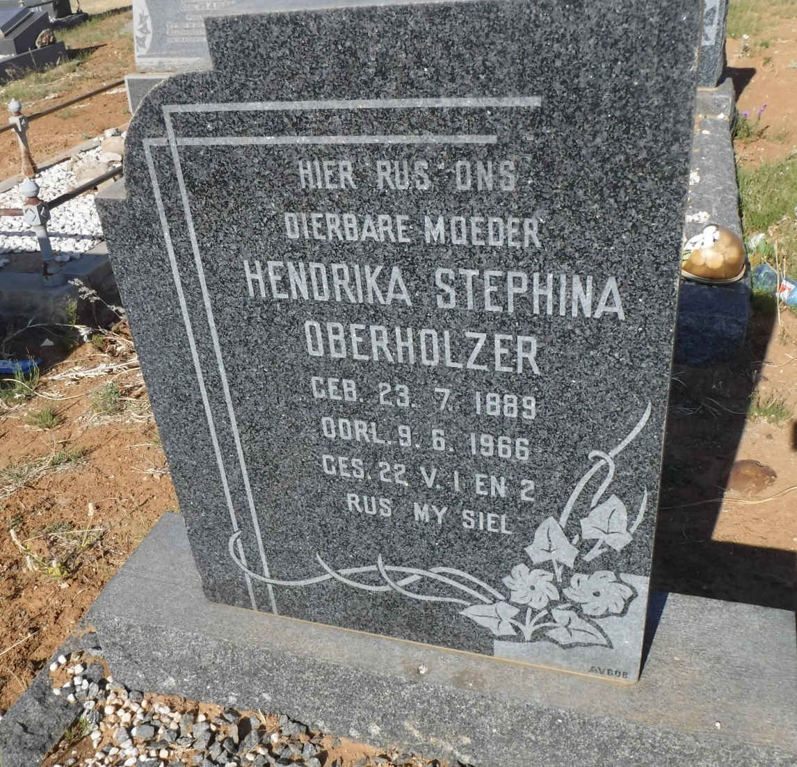 OBERHOLZER Hendrika Stephina 1889-1966