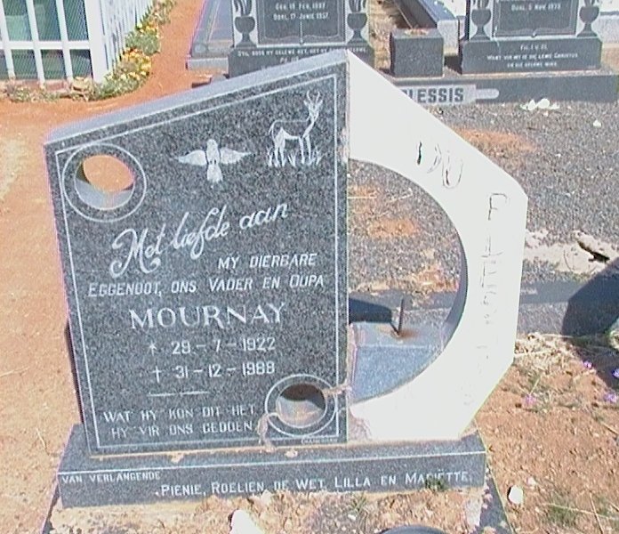 PLESSIS Mournay, du 1922-1988