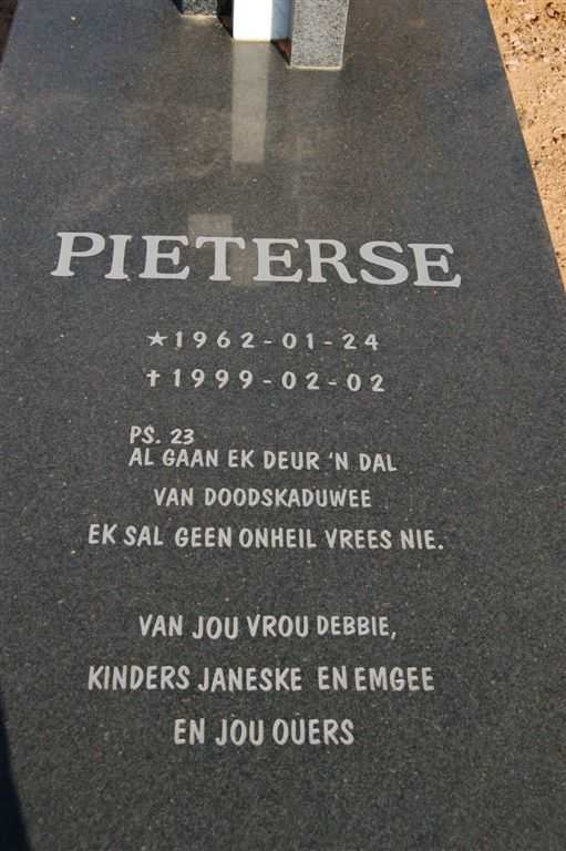 PIETERSE Stef 1962-1999
