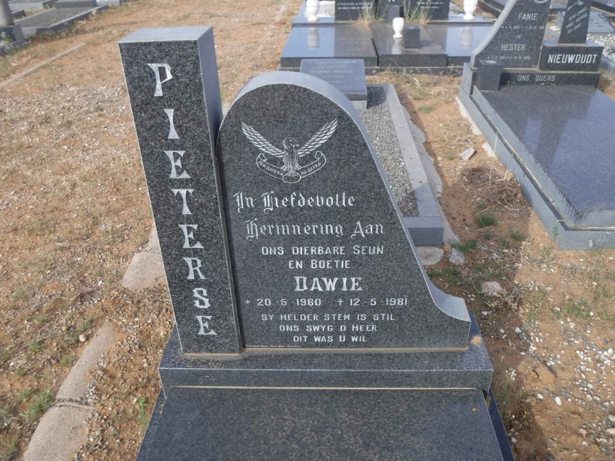 PIETERSE Dawie 1960-1981