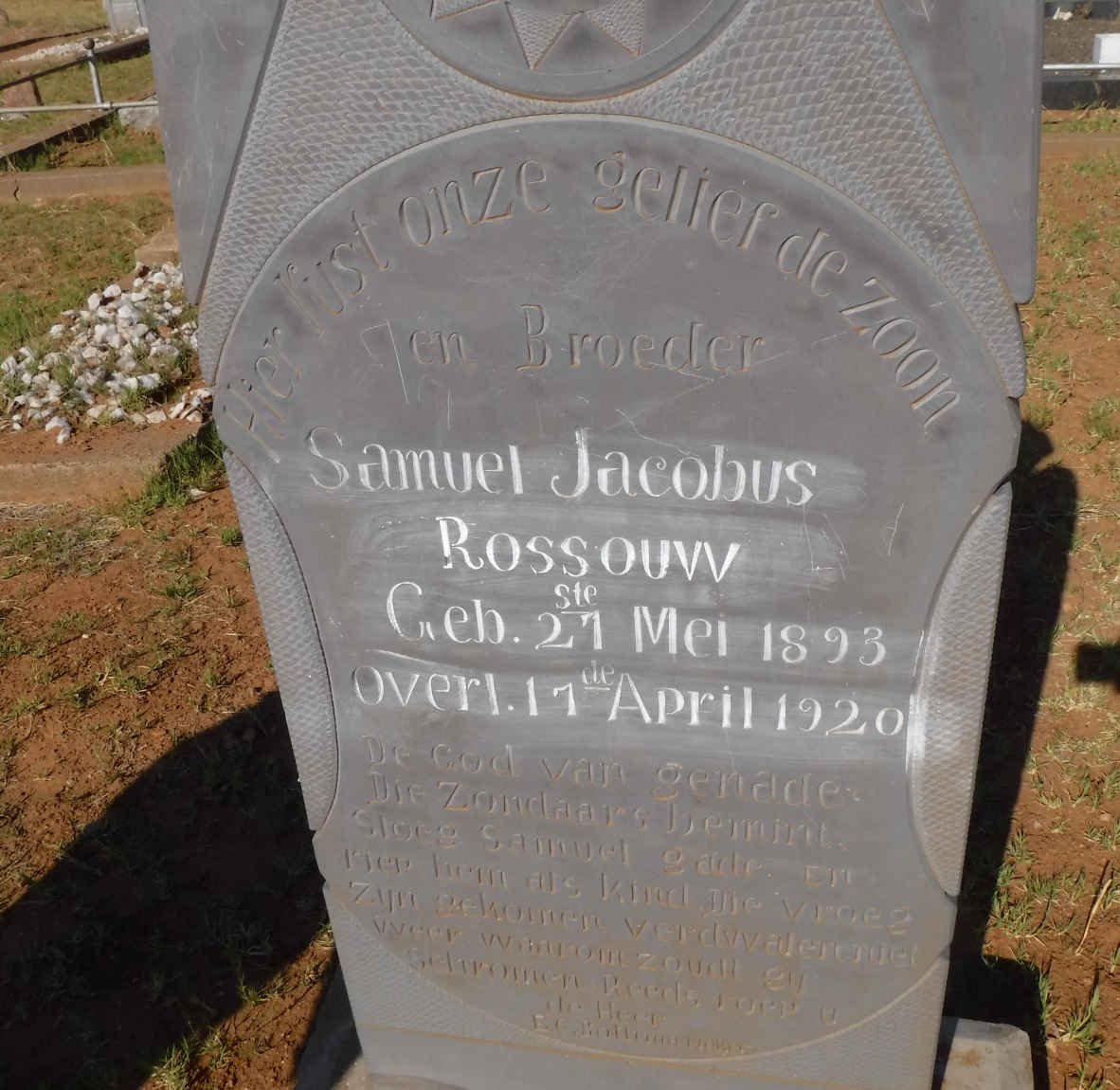 ROSSOUW Samuel Jacobus 1893-1920