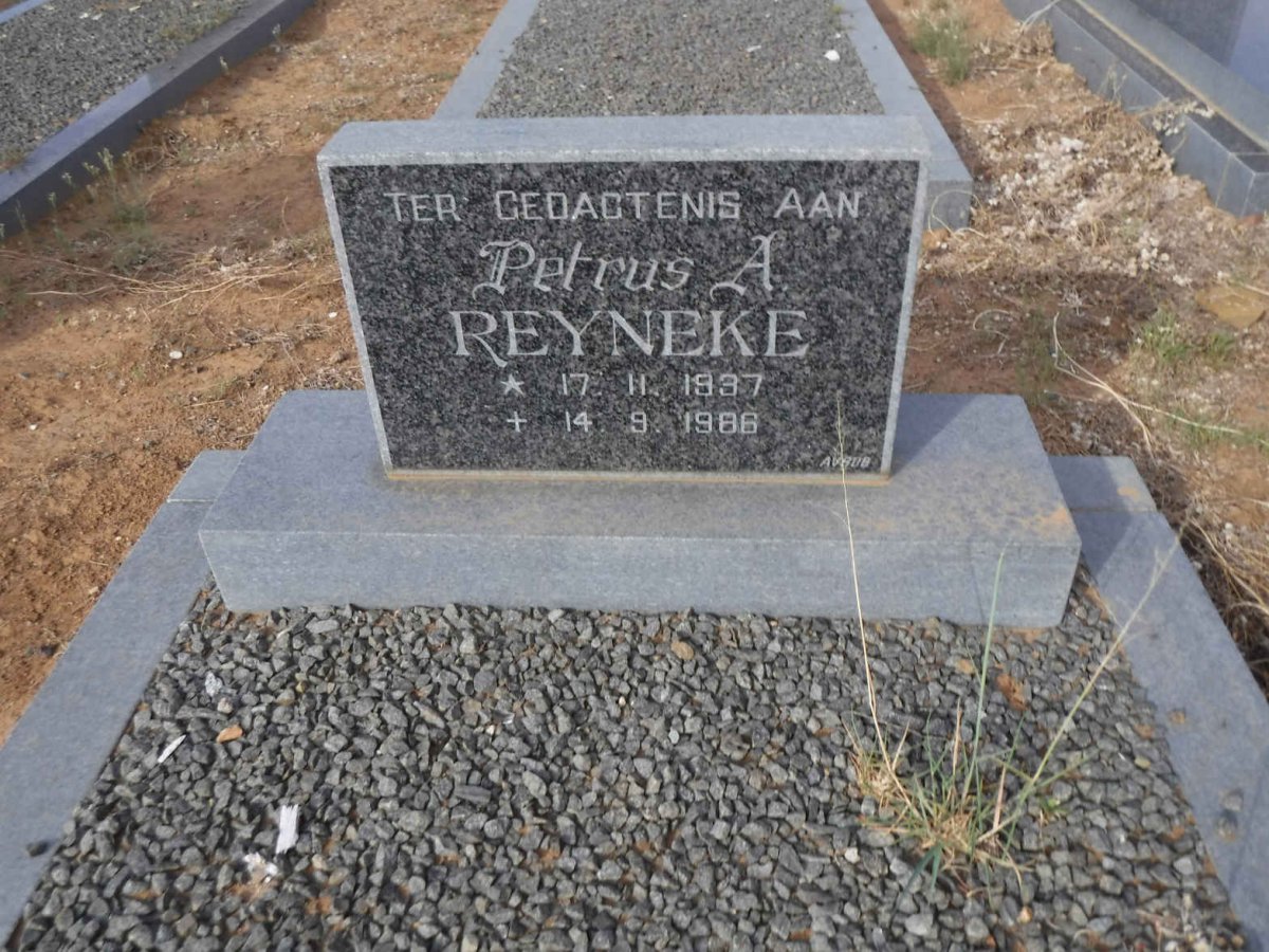 REYNEKE Petrus A. 1937-1986