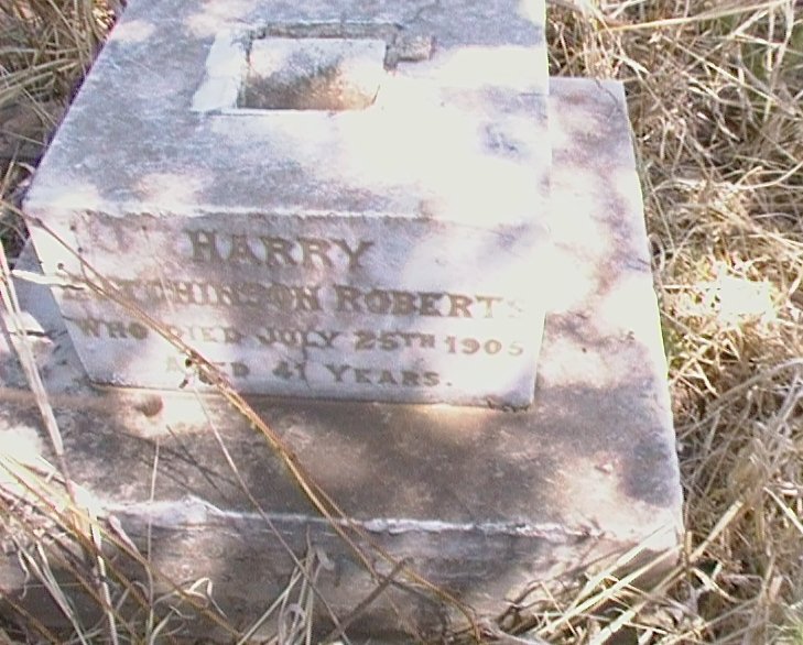 ROBERTS Harry Hutchinson -1905