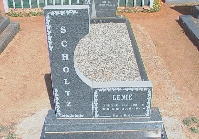 SCHOLTZ Lenie 1921-2016