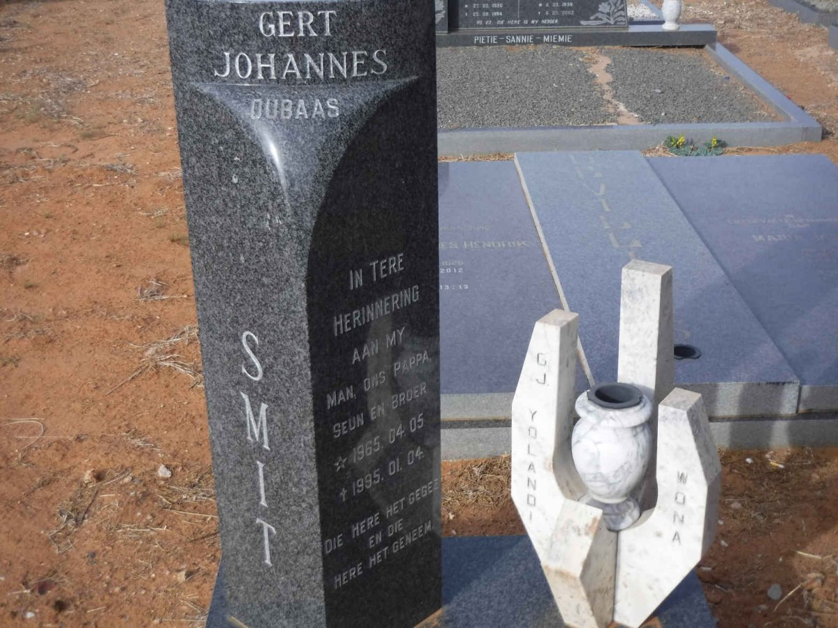 SMIT Gert Johannes 1965-1995