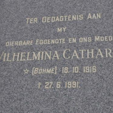 STROEBEL David 1919-1994 &amp; Wilhelmina Catharina BOHME 1916-1991